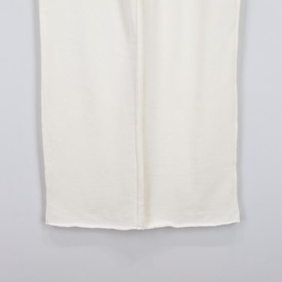 NWT J.Crew Women's Heritage Terry Wide-Leg Relaxed Fit Sweatpant Ivory Small - Picture 6 of 9